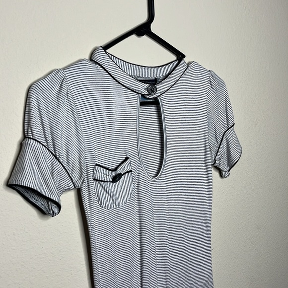 Striped French Connection Top - Picture 4 of 4